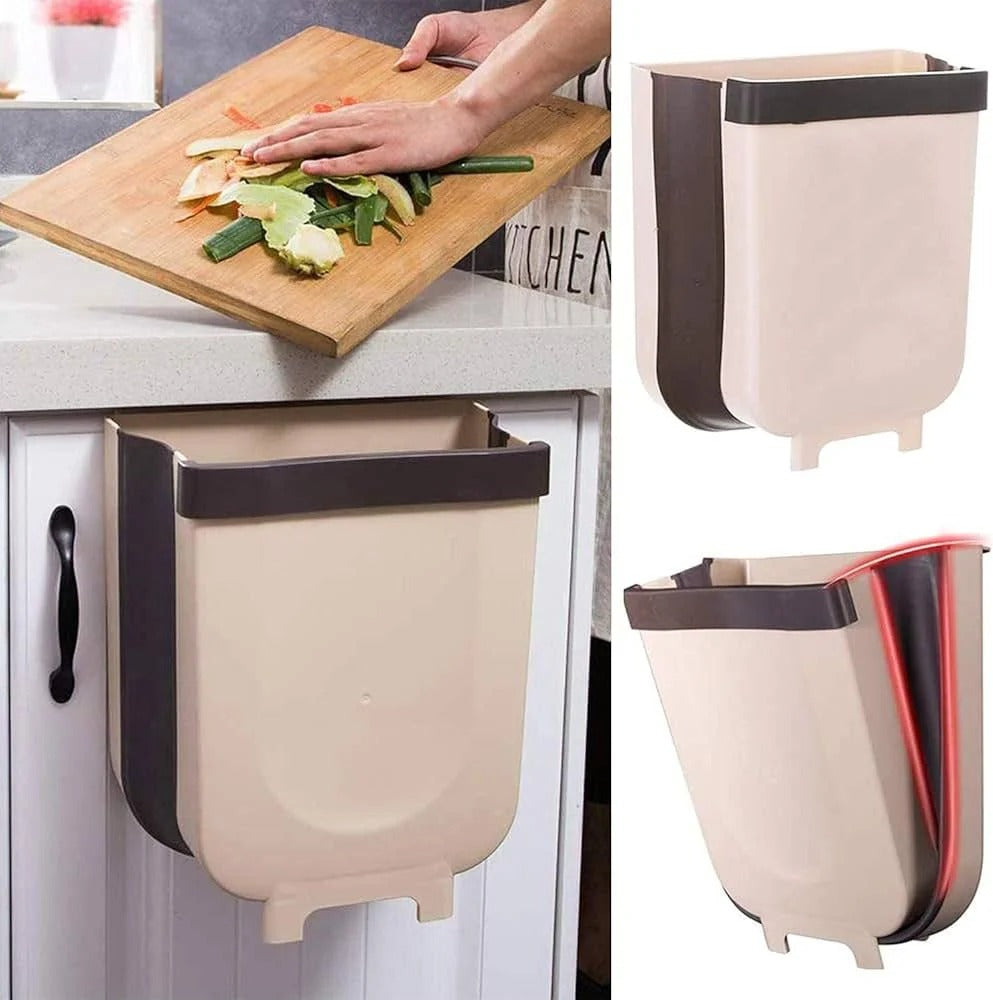 Foldable Hang-On Kitchen Waste Bin