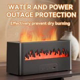 Ultrasonic Flame Humidifier – Cozy Fireplace Effect Diffuser