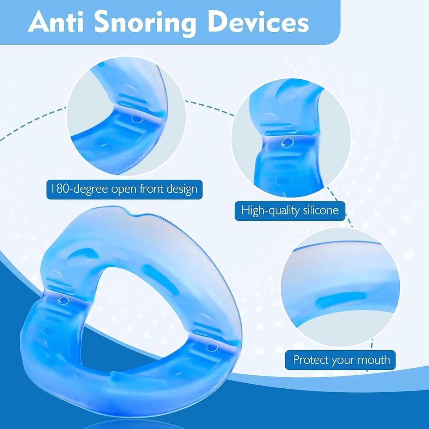 Anti Snore Mouthpiece – Comfort Fit Sleep Aid