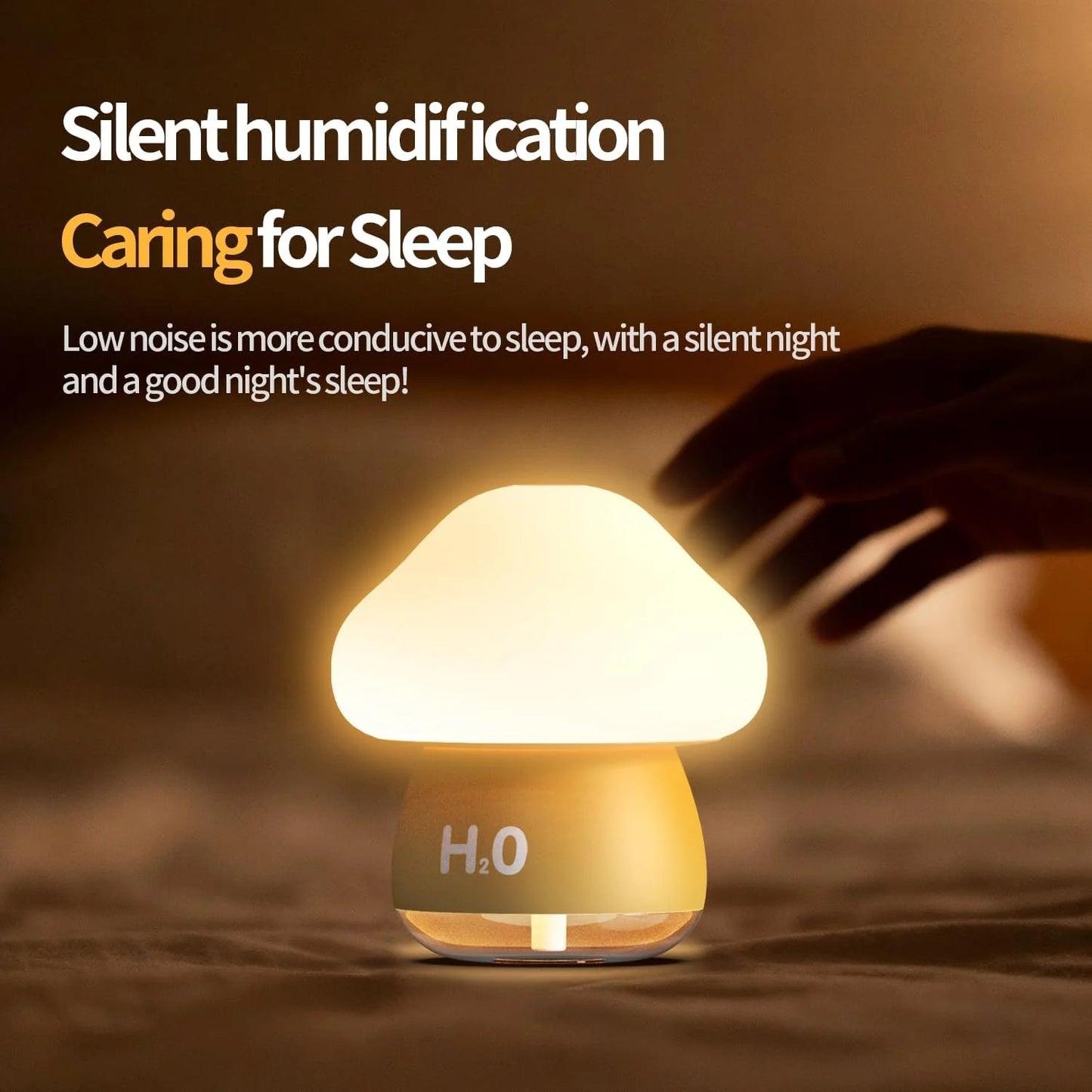 PaiPai Mushroom Lamp Humidifier – Touch Night Light