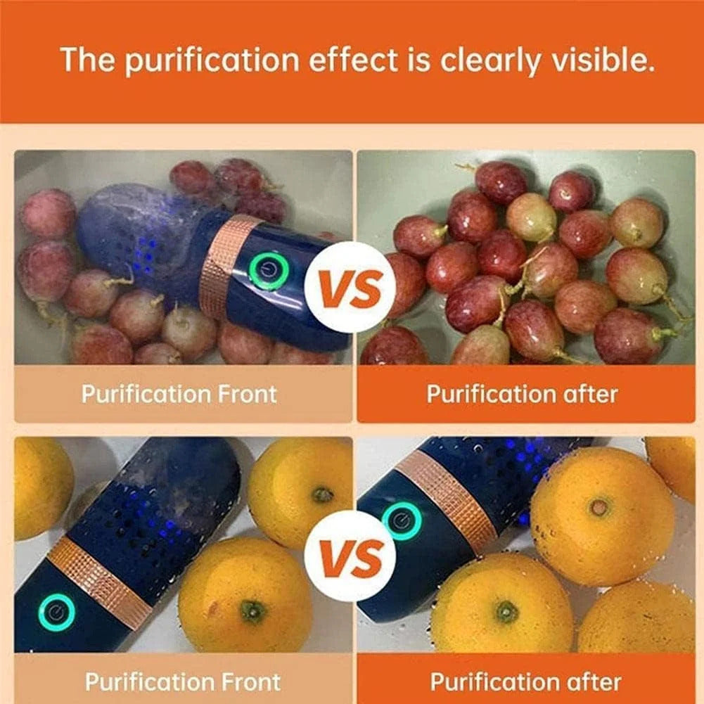 Wireless Fruit Vegetable Purifier – Cordless Food Cleaner