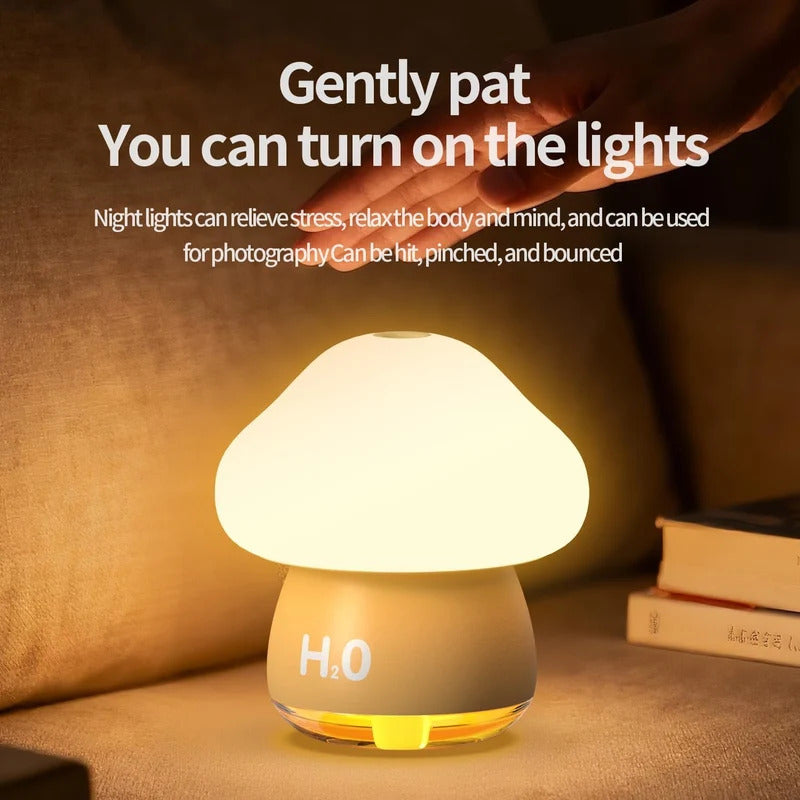 PaiPai Mushroom Lamp Humidifier – Touch Night Light