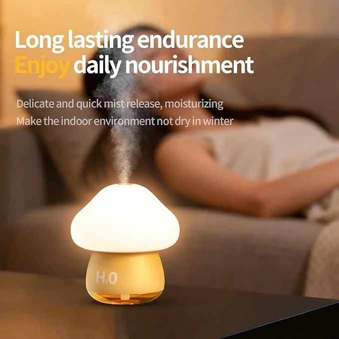 PaiPai Mushroom Lamp Humidifier – Touch Night Light