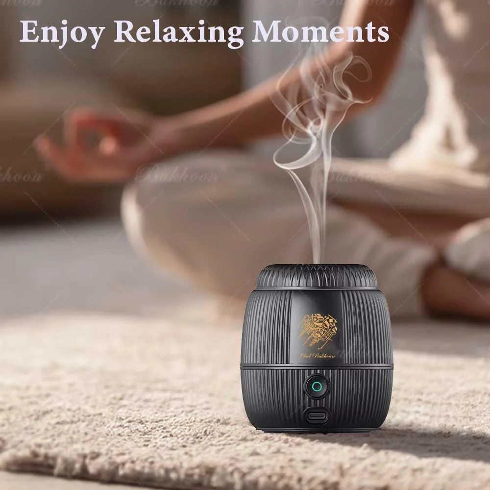 Portable Electric Incense Burner – Modern Bakhoor & Oud Burner