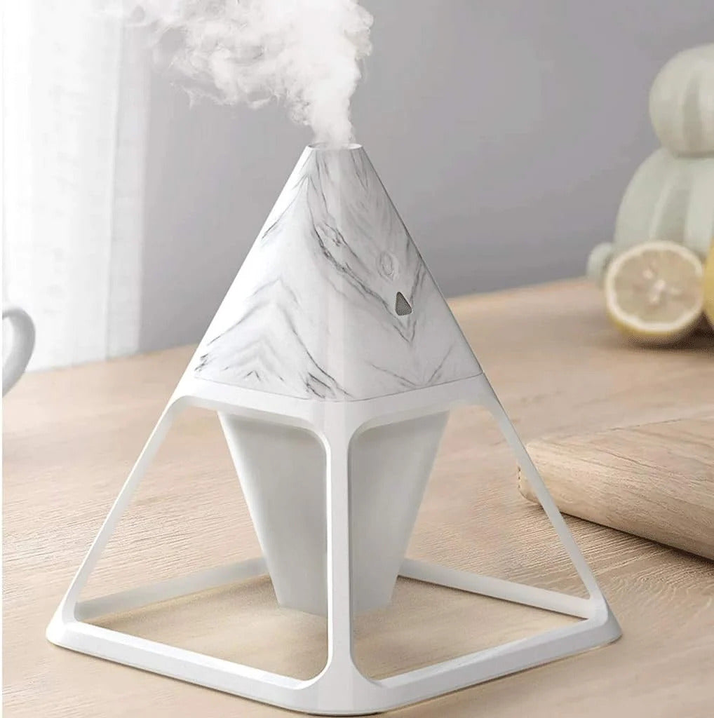 Minimalist Geometric Night Light – Pyramid Ambient Lamp