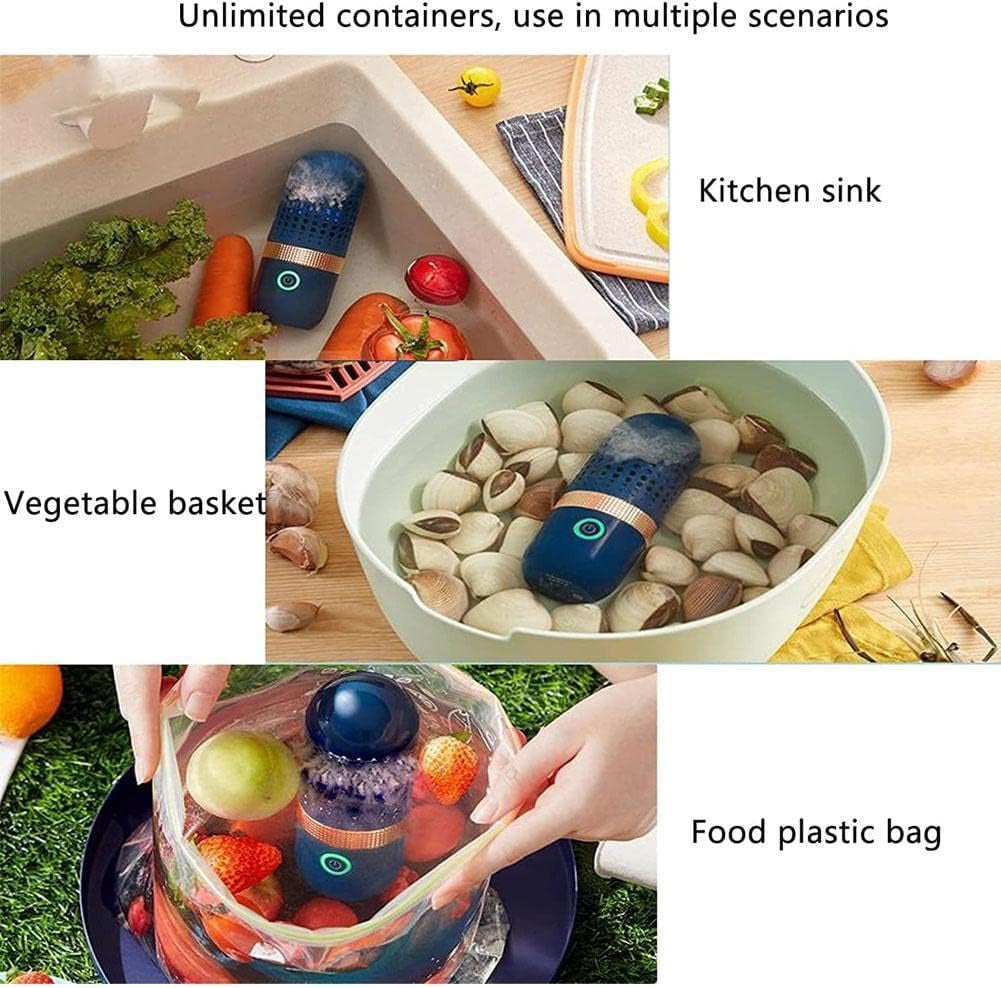 Wireless Fruit Vegetable Purifier – Cordless Food Cleaner