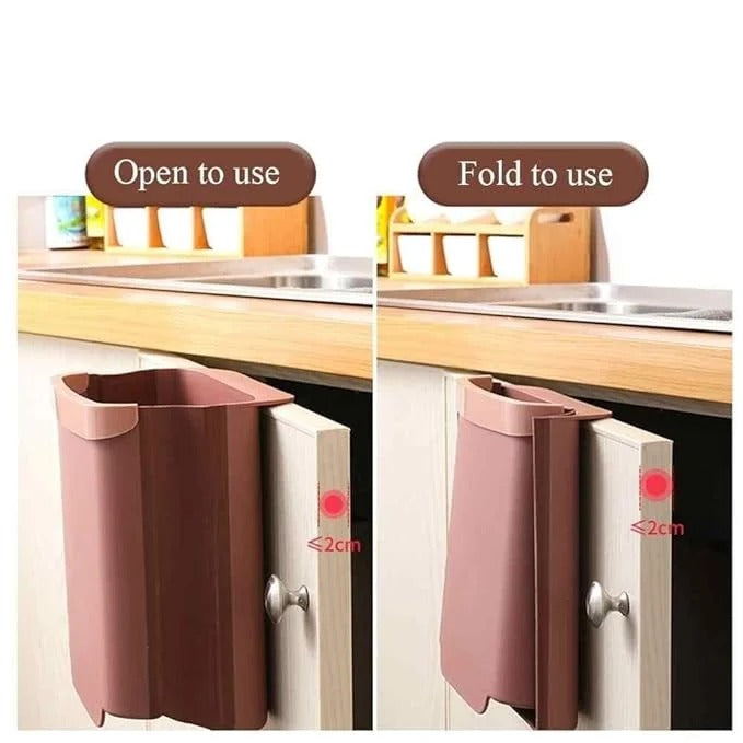 Foldable Hang-On Kitchen Waste Bin