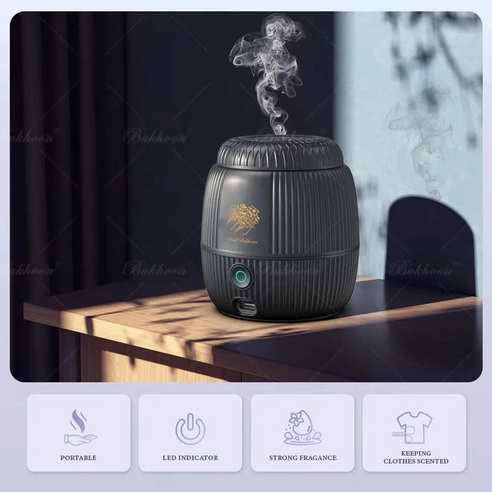 Portable Electric Incense Burner – Modern Bakhoor & Oud Burner