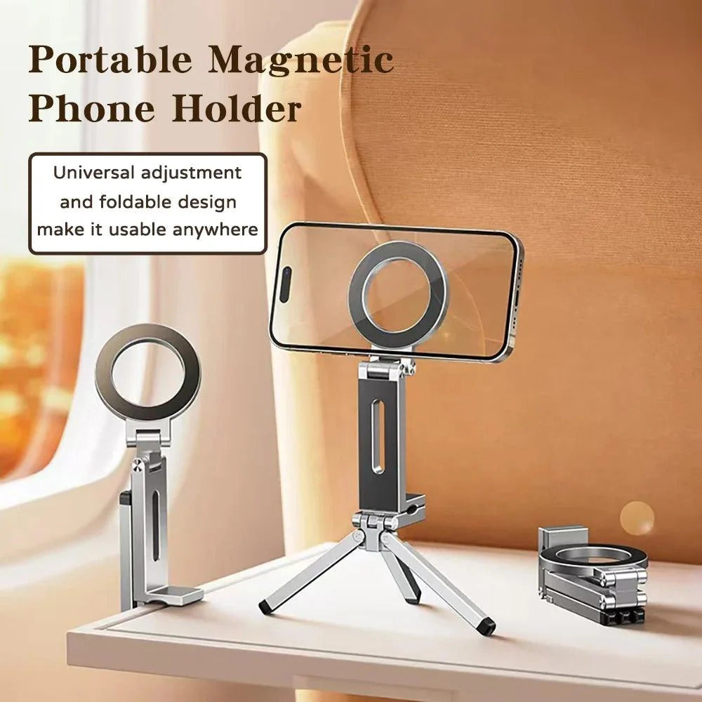 Magnetic Tripod Phone Stand – Hands-Free Anywhere
