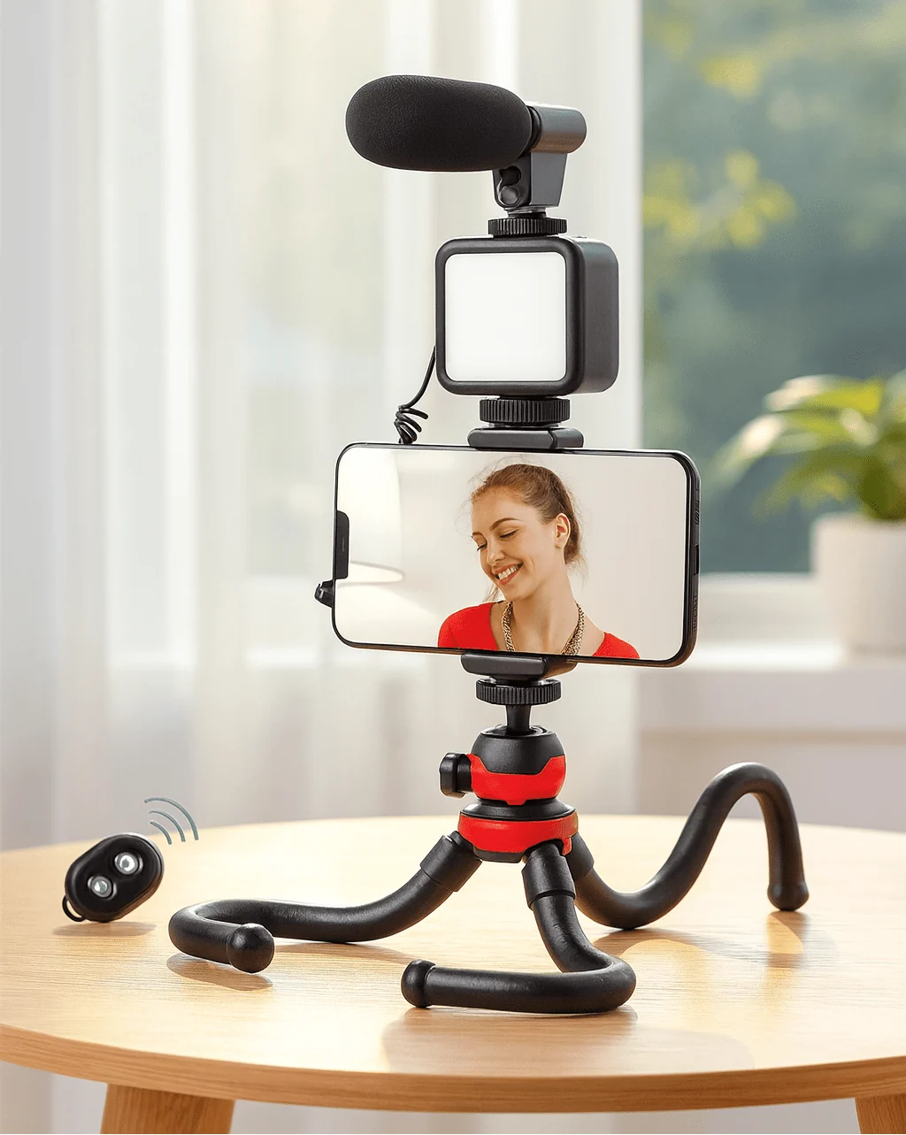 Pro Video Kit – Ring Light, Mic & Tripod for Content Creators