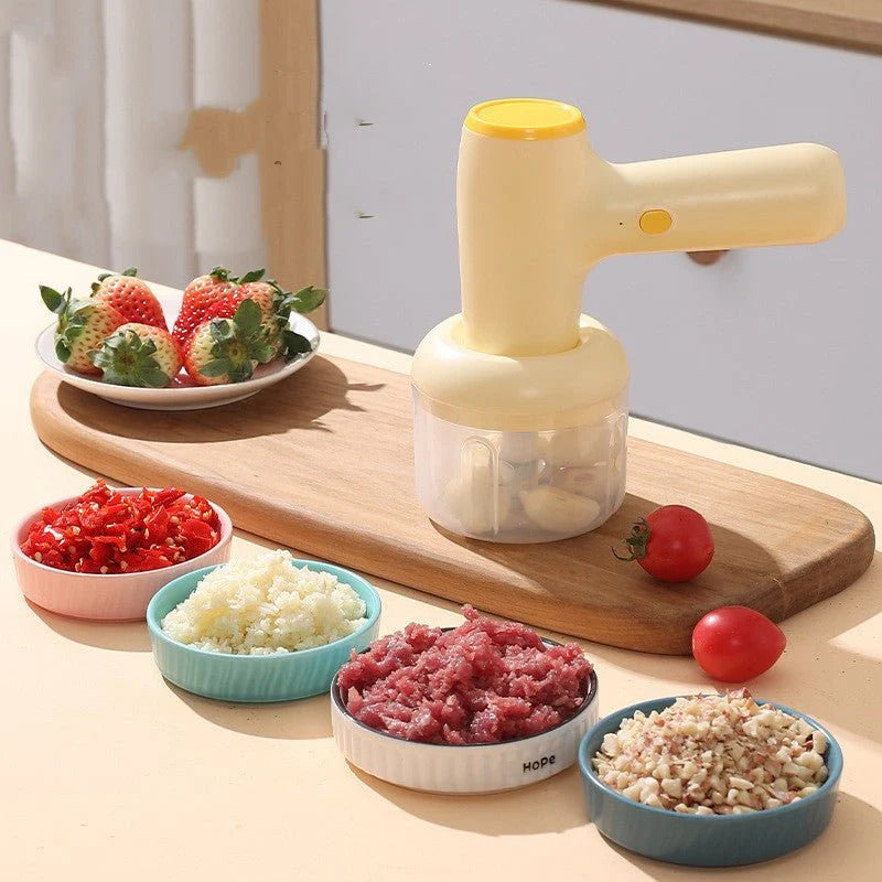 Electric Garlic & Vegetable Chopper (USB Rechargeable)