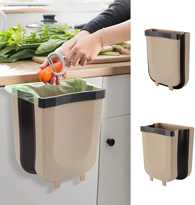 Foldable Hang-On Kitchen Waste Bin
