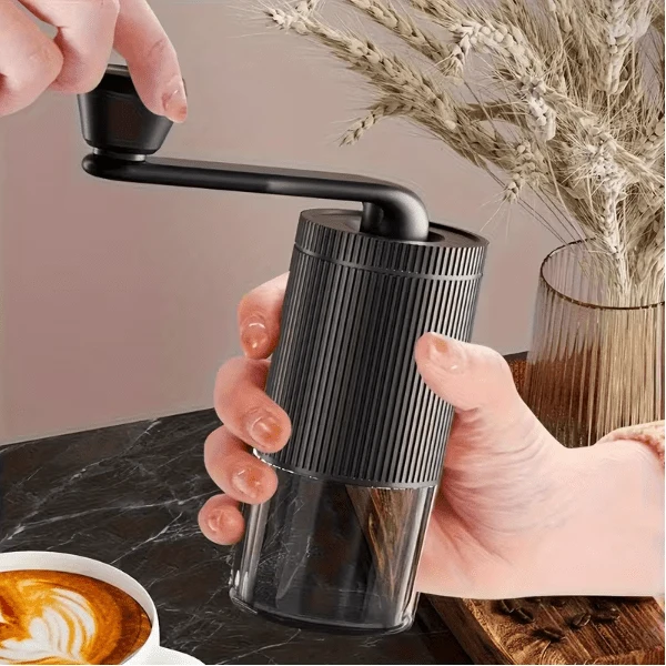 Manual Coffee Grinder – Hand-Crank Grinder with Adjustable Grind Size