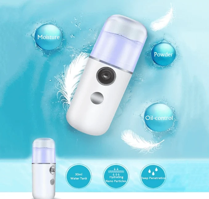 Portable Nano Mist Sprayer – Hydrating Calm Makeup Moisturizing