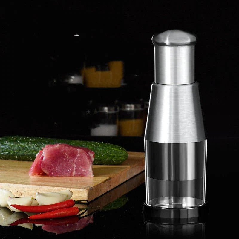 Garlic Crusher & Onion Chopper – No Tears, No Mess
