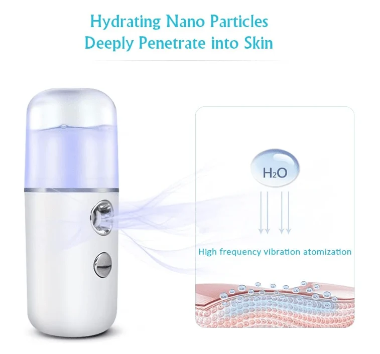Portable Nano Mist Sprayer – Hydrating Calm Makeup Moisturizing