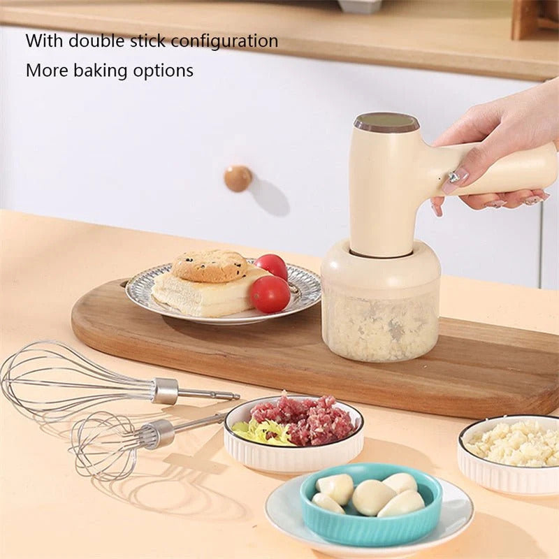 Electric Garlic & Vegetable Chopper (USB Rechargeable)