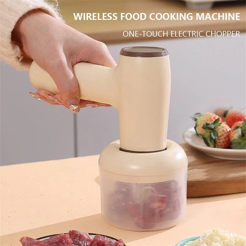 Electric Garlic & Vegetable Chopper (USB Rechargeable)