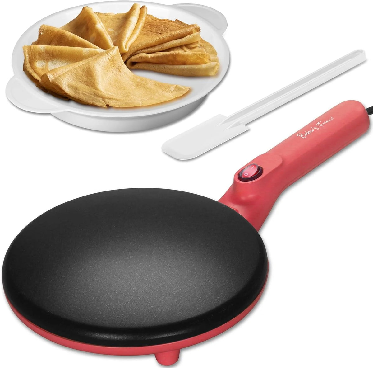 Electric Crepe Maker Machine – 20cm Non-Stick Pan, 800W (CYGM-8201)